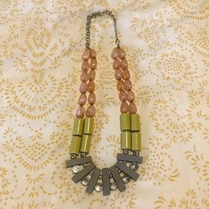 Anthropologie Bold Mix Beads Necklace